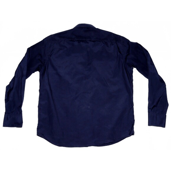 UNTUCKit Men's Long Sleeve Button Front Blue Shirt Size Large - Picture 5 of 8